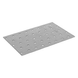 10 Plaques Perforées PP36 100x160x2 mm - Acier - Usage Bricolage - D-Work