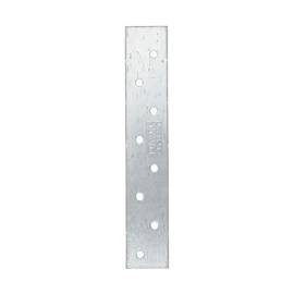 25 Connecteurs Épais 170x30x2 mm - Zingué Blanc - Fixation Robuste - D-Work