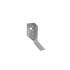 10 Sabots de Solive Pliés Gauche 25x105x75x2 mm - Acier - Fixation Solide - D-Work