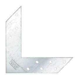 10 Plaques d’Angle NAS 150 150x150x35x2 mm - Acier - Fixation Solide - D-Work
