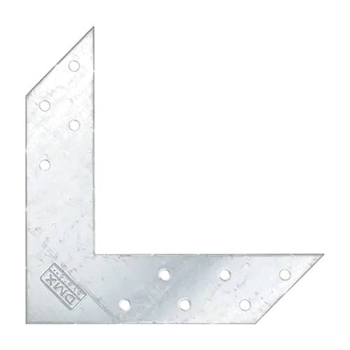 10 Plaques d’Angle NAS 150 150x150x35x2 mm - Acier - Fixation Solide - D-Work