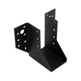 6 Sabots De Solive C WB 52 48x96x75x2,0 Noir - Acier - Fixation Solide - D-Work