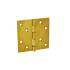 10 Charnières Simples Z 100x100x2 mm - Acier - Fixation Fiable - D-Work