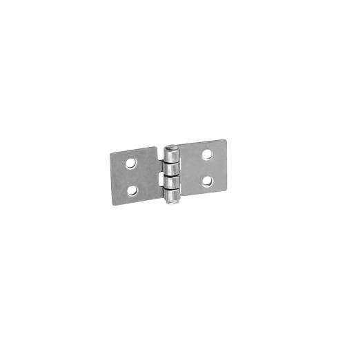 10 Charnières Pliées ZS 100 100x48x1,3 mm - Acier - Fixation Robuste - D-Work