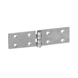 50 Charnières ZSS 40x41x1,0 mm Jaune - Acier - Fixation Robuste - D-Work