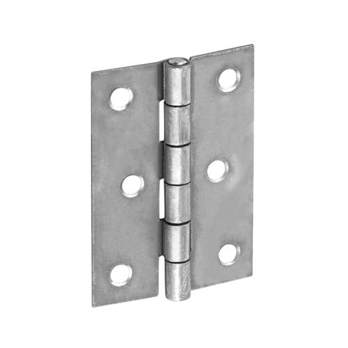 10 Charnières ZO 100 100x102x2 mm - Acier Zingué - Fixation Robuste - D-Work