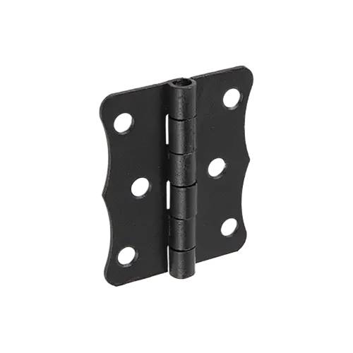 50 Charnières ZO 80 80x63x1,5 mm - Noir - Fixation Robuste - D-Work