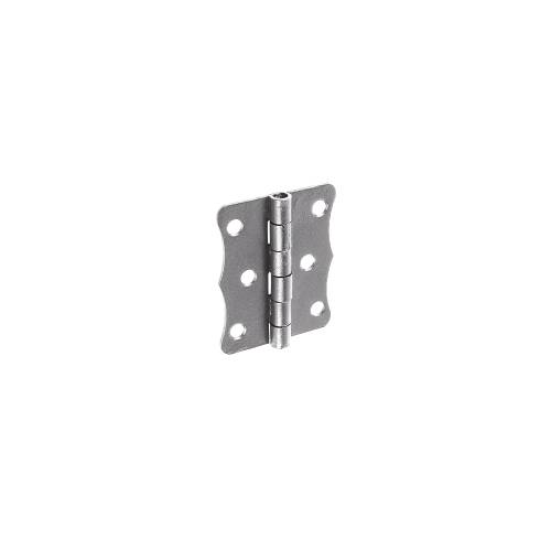 20 Charnières Zinguées 80x63x1,5 mm - Fixation Durable - D-Work