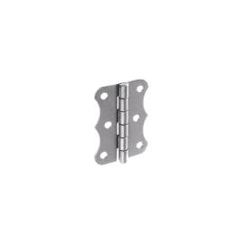 10 Charnières ZO 100x102x2 mm - Acier Zingué - Fixation Robuste - D-Work