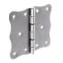 10 Charnières Françaises Décoratives 200x34x2 mm - Noir - Acier Durable - D-Work
