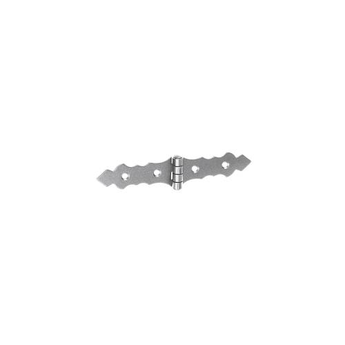 10 Charnières Montantes ZTS 150x35x2 mm - Noir - Fixation Robuste - D-Work