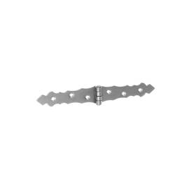 10 Charnières Montantes ZTS 200x40x2 mm - Noir - Fixation Robuste - D-Work
