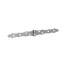 10 Charnières Montantes ZTS 250x45x2 mm - Noir - Fixation Robuste - D-Work