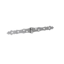 10 Charnières Montantes Zts 250 - 250X45X2.0 mm Noir - D-Work