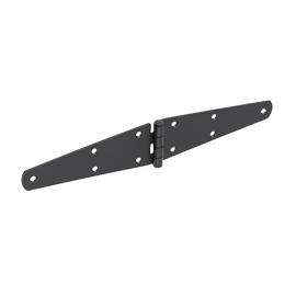 10 Charnières En T Galvanisées Zt 150 - 150X35X80X2.0 mm Zingué - D-Work