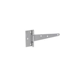 10 Charnières De Portail Zb 250 - 250X45X90X3.0 mm Zingué Bichromaté - D-Work