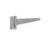 10 Charnières De Portail Zb 350 - 350X45X90X3.0 mm Zingué Bichromaté - D-Work