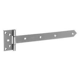 10 Charnières Renforcées De Portail 500x40x110x4 mm - Noir - Résistantes Et Durables - D-Work