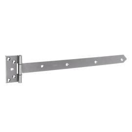 10 Charnières de Portail Légères 100x25x1,5 mm - Acier Zingué - Fixation Durable - D-Work