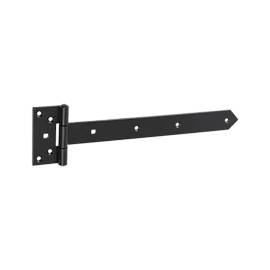 10 Charnières De Portail Légères 300x30x2 Mm - Acier Zingué - Résistantes Et Pratiques - D-Work