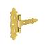 10 Pentures de Portail ZBP 300x80x50x2,5 mm - Acier - Fixation Robuste - D-Work