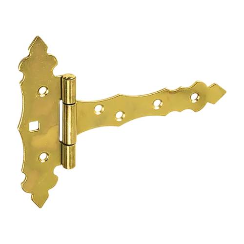 10 Charnières ZBP 300x80x50x2,5 mm Noir - Acier - Fixation Robuste - D-Work