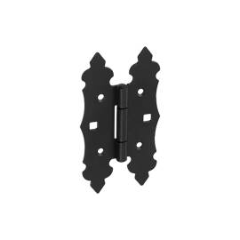 5 Charnières D'Angle Zno 350/13 - 350X300X4.0 mm Gauche + Droite Zingué Bichromaté - D-Work