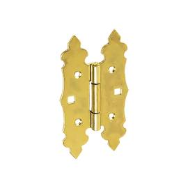 5 Charnières d’Angle ZNO 350x300x4 mm Gauche et Droite - Noir - D-Work