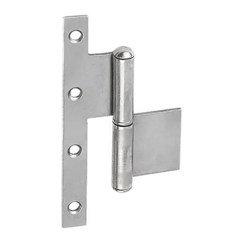 10 Pentures de Portail Avec Serrure ZZB 200 - 200x95x35x2,5 mm - Acier - Fiables et Robustes - D-Work