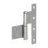 10 Pentures de Portail 250x95x35x2,5 mm Avec Serrure ZZB - Acier - Fixation Robuste - D-Work