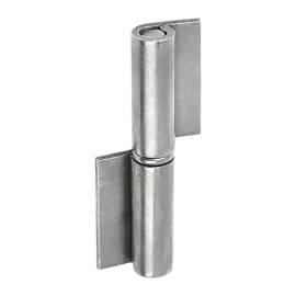 10 Charnières avec Support Cadenas ZZP 75x25x25x1,5 mm - Acier - Fixation Sécurisée - D-Work