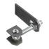 10 Charnières avec Support Cadenas ZZP 80 - 90x80x45x1,5 mm - Acier - Fixation Sécurisée - D-Work