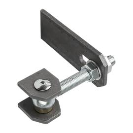 10 Charnières avec Support Cadenas ZZP 80 - 90x80x45x1,5 mm - Acier - Fixation Sécurisée - D-Work