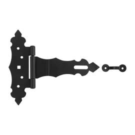 20 Moraillons Avec Étrier Zwd 80 - 80X28X1.4 mm Noir - D-Work
