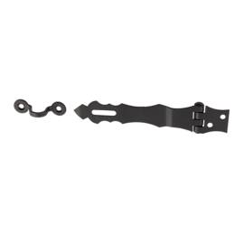 10 Moraillons De Sécurité Zwk 155 - 155X40X1.8 mm Noir - D-Work