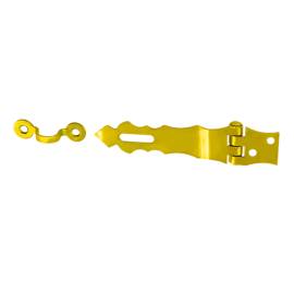 10 Moraillons de Sécurité ZWP 170 167x55x4 mm - Acier - Fixation Fiable - D-Work