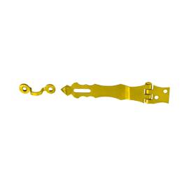 10 Moraillons de Sécurité ZWP 270 263x55x4 mm - Acier - Fixation Fiable - D-Work