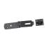 20 Verrous de Porte Droits 100x45x6 mm - Acier Zingué - Fixation Robuste - D-Work