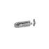 10 Verrous de Box 120x45x1 mm - Acier Zingué - Fixation Fiable - D-Work