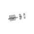 10 Verrous Décoratifs Fins Wos 150 Noir - 150X16 mm - D-Work