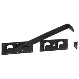2 Verrous Renforcés Wcz 350 - 350X200X2.5 mm Noir - D-Work