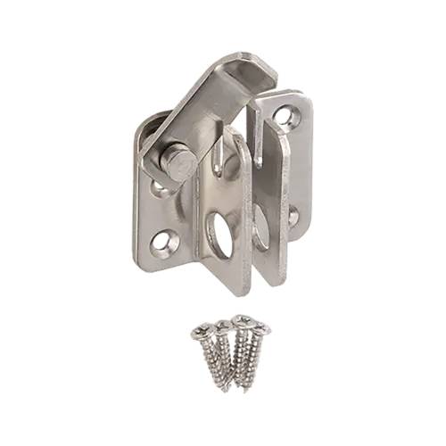 6 Verrous à Targette Bois 120x60x1,3 mm - Acier - Fixation Fiable - D-Work