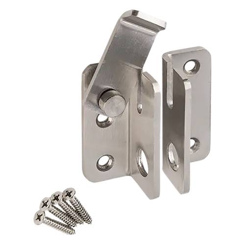 6 Verrous à Targette WRG 240x60x2 mm - Acier - Fixation Fiable - D-Work