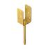 6 Supports De Poteau Znz Ps 70U - 71X120X60X4.0 mm Galvanisé Zingué Bichromaté - D-Work