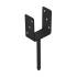 6 Pieds de Poteau AN PS 100U 101x120x60x4 mm - Peint Anthracite - D-Work
