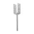 6 Supports De Poteau Psl 45U - 46X100X40X4.0 mm Galvanisé À Chaud - D-Work
