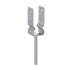 6 Supports De Poteau Zno Pssz 60 - 61X350X150X4.0 mm Galvanisé À Chaud - D-Work