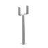 Support de Poteau ZNO PSRU 0-200x638x136x4 mm - Galvanisé à Chaud - D-Work
