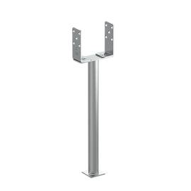 Support De Poteau Zno Psru 60-200 R500 - 0-200X638X136X4.0 mm Galvanisé À Chaud - D-Work
