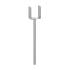 Support de Poteau ZNO PS 100U 101x624x124x4 mm - Acier - Fixation Robuste - D-Work